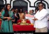 Raveena Tandon and Satish Kaushik at the Launch of Hindi Movie "Agni (The fire)"